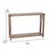 Merrick Lane Green River Modern Farmhouse Engineered Wood Sofa Table and Powder Coated Steel Accents